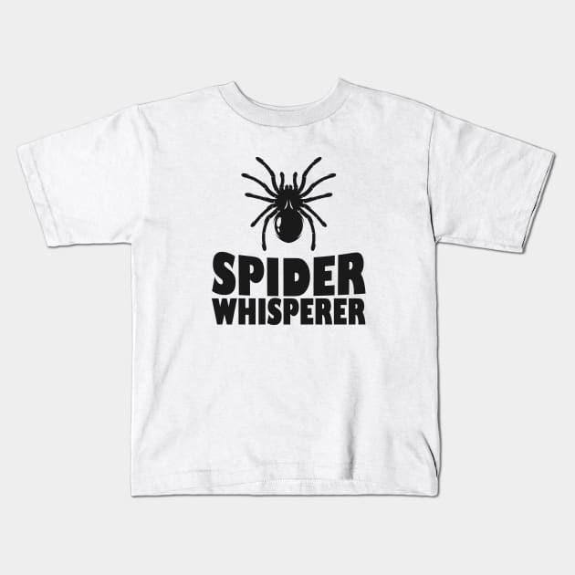 Spiders Spider holder Kids T-Shirt by Foxxy Merch